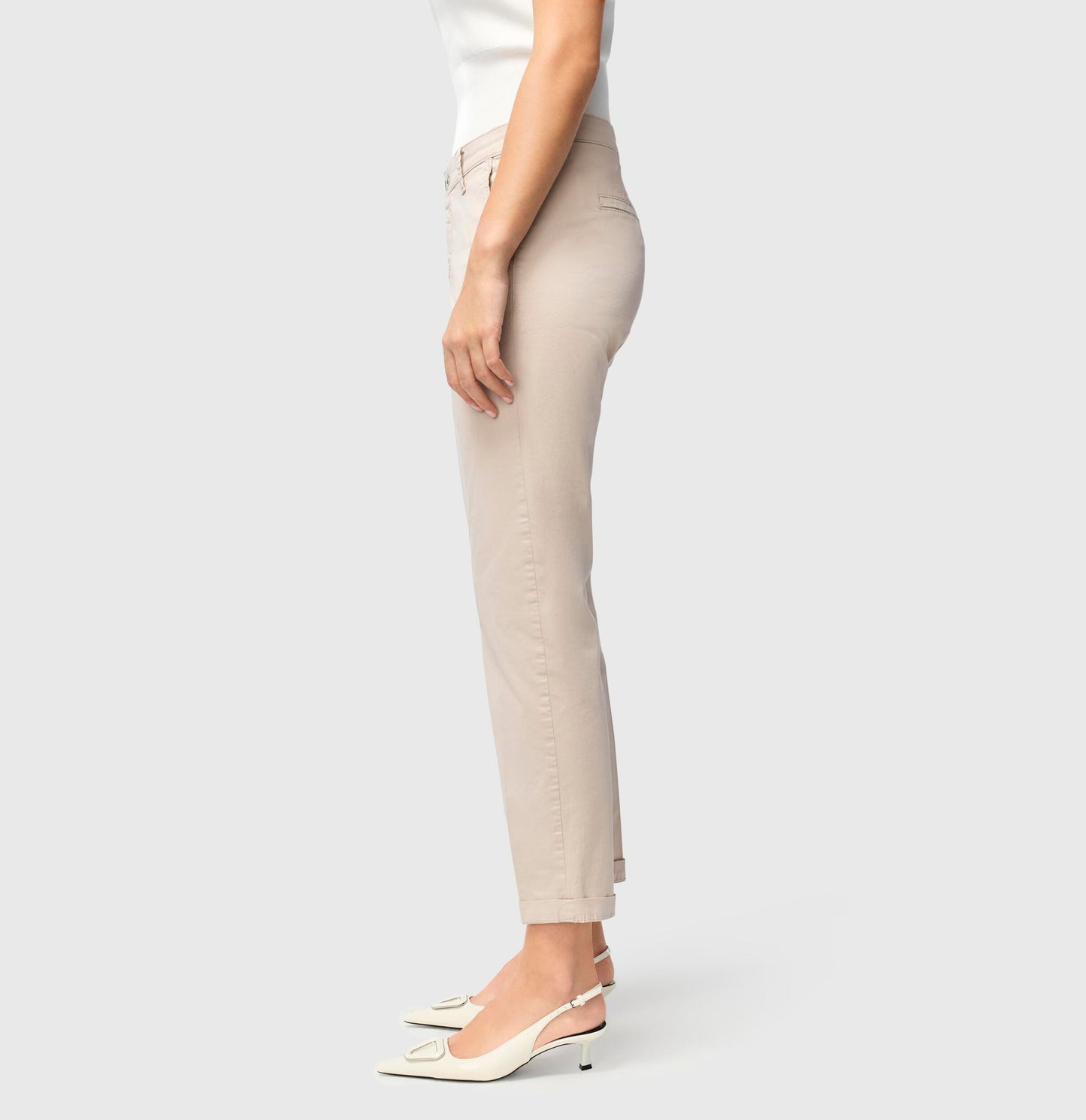 MAC CHINO TURN UP IVORY PPT