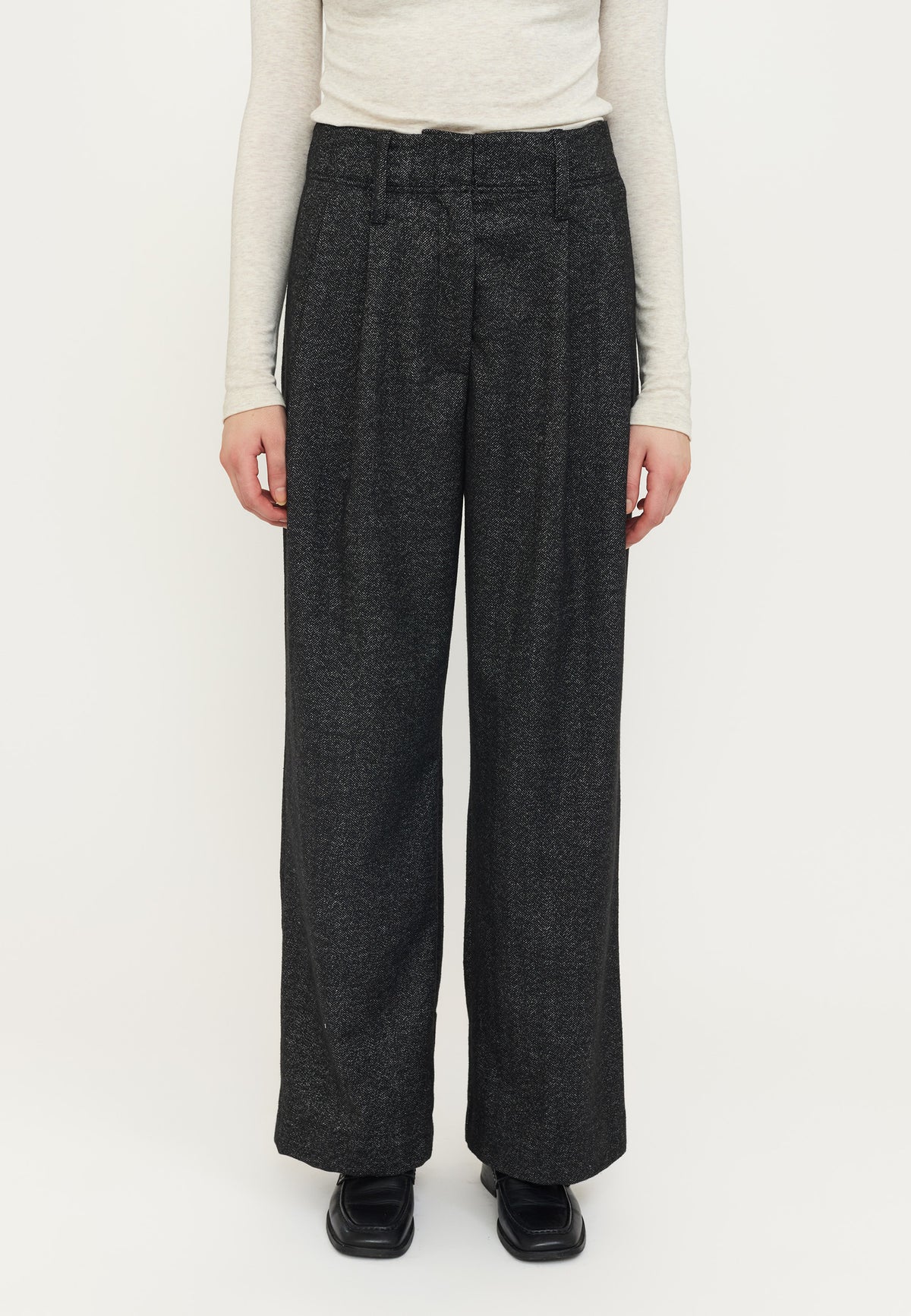 SOFT REBELS BROEK PACE BLACK