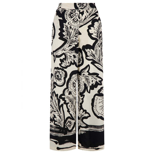 ZUSSS BROEK MET BORDERPRINT ZWART/SOFT KIT