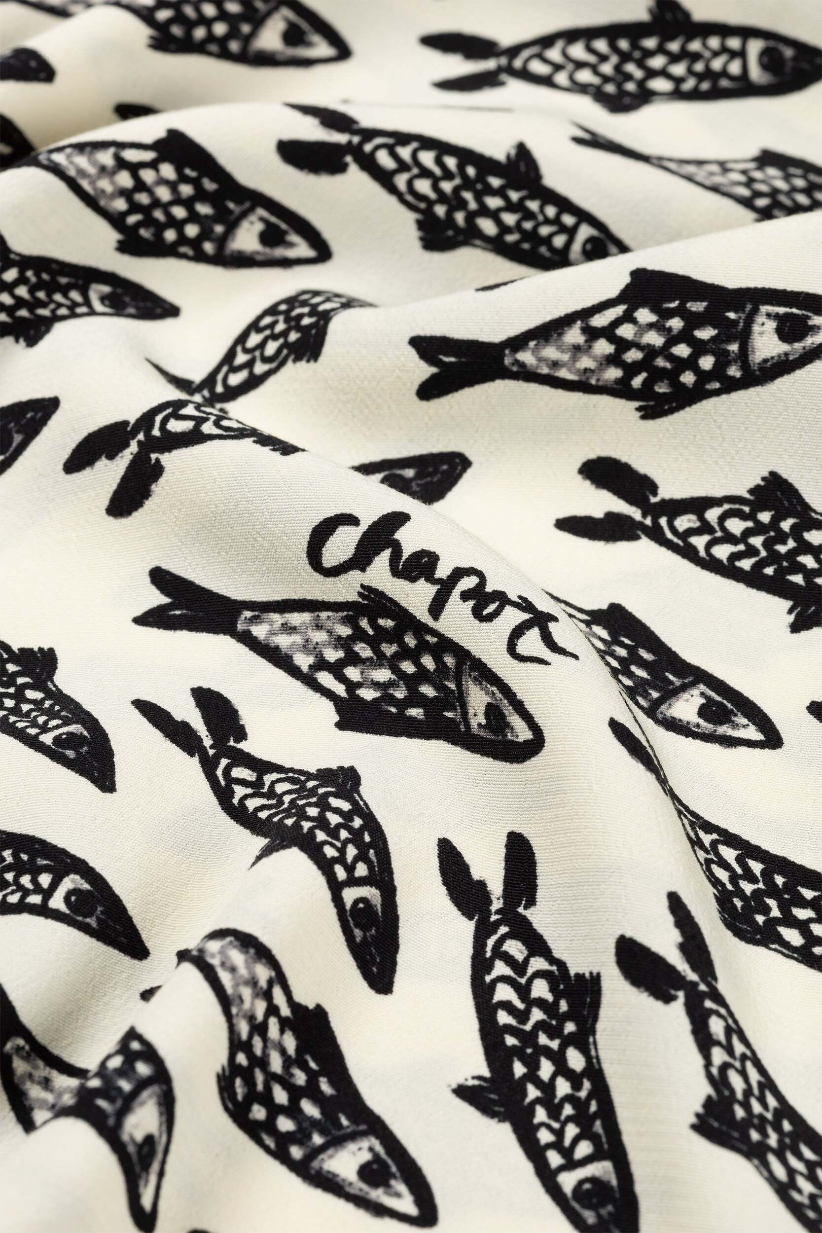 FABIENNE CHAPOT BROEK PALAPA OFF-WHITE/BLACK