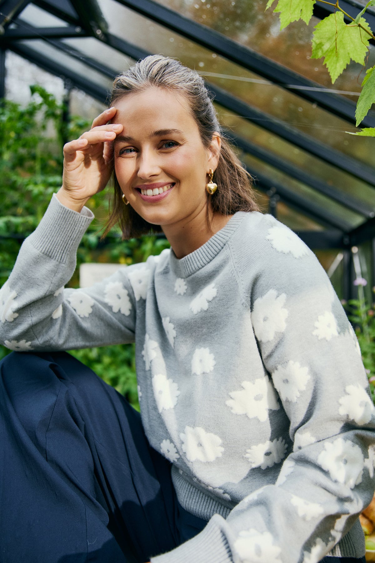 FREEQUENT TRUI ALPI L.GRIJS MELANGE/STAR OFF-WHITE