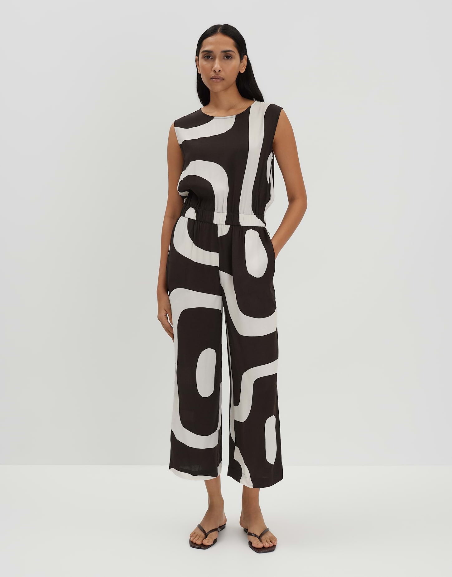 SOMEDAY JUMPSUIT CETURAL DARK ESPRESSO