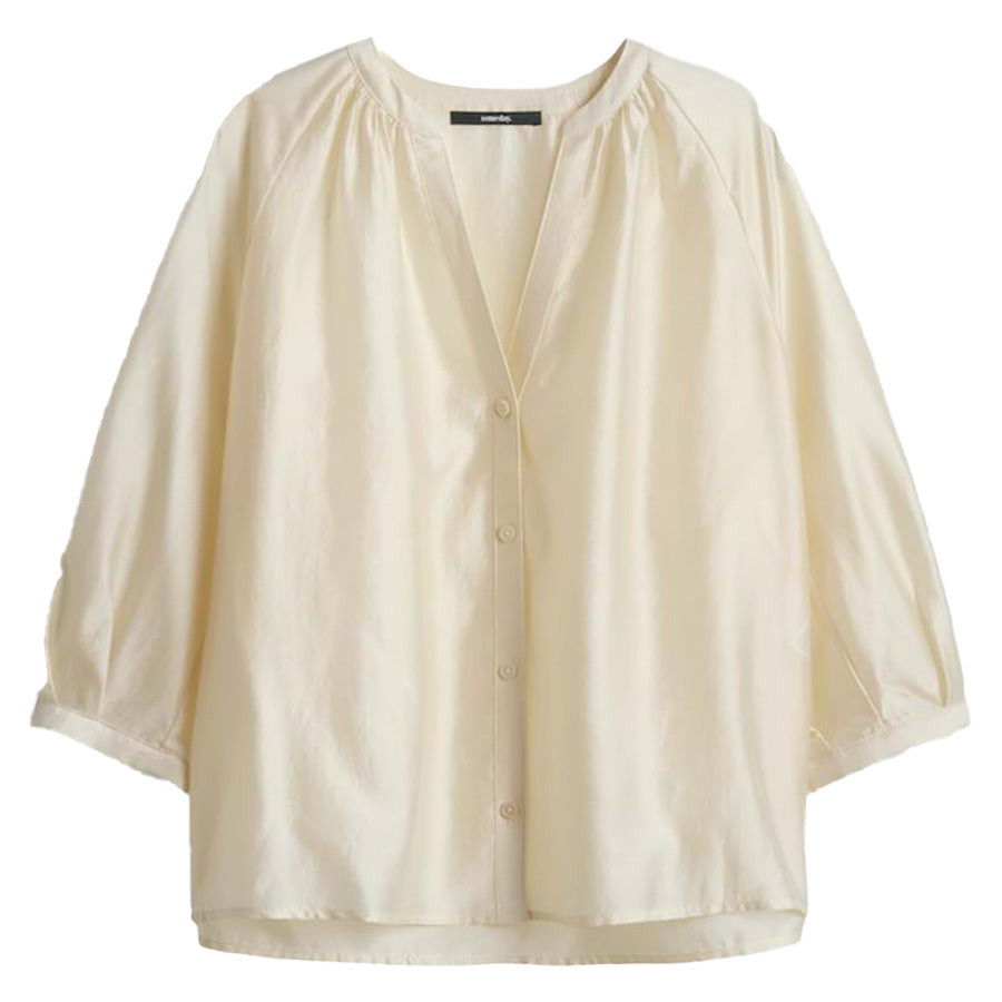 SOMEDAY BLOUSE ZAMIDA BUTTERCREAM