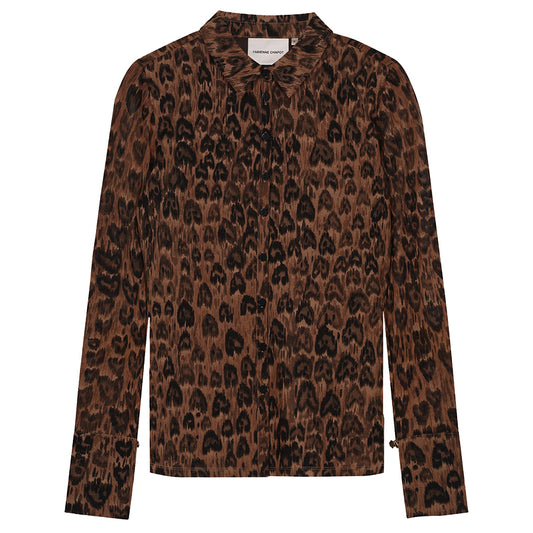FABIENNE CHAPOT BLOUSE KEVIS BURNT SUGAR/BLACK