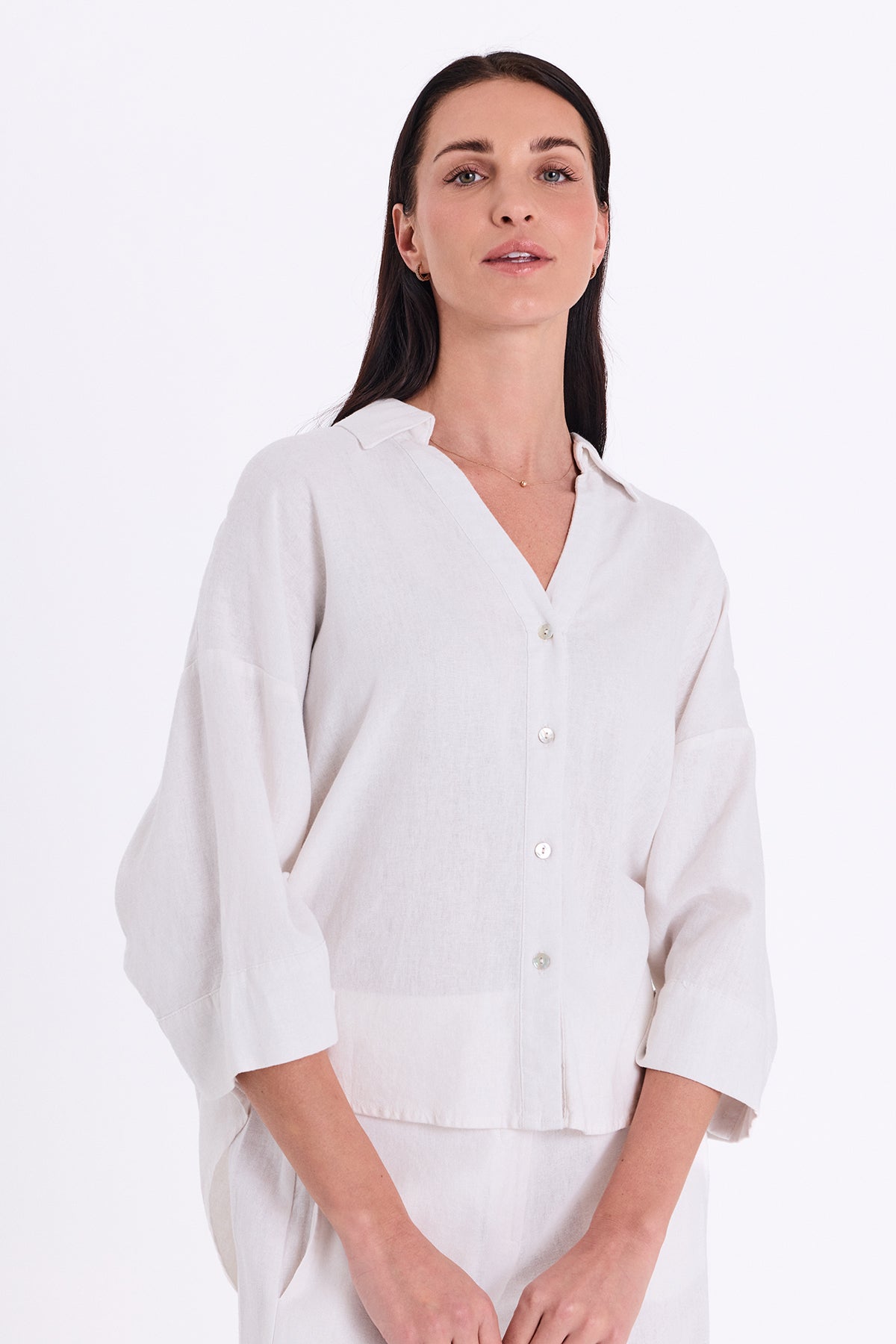 FREEQUENT BLOUSE LAVA BRILLIANT WHITE