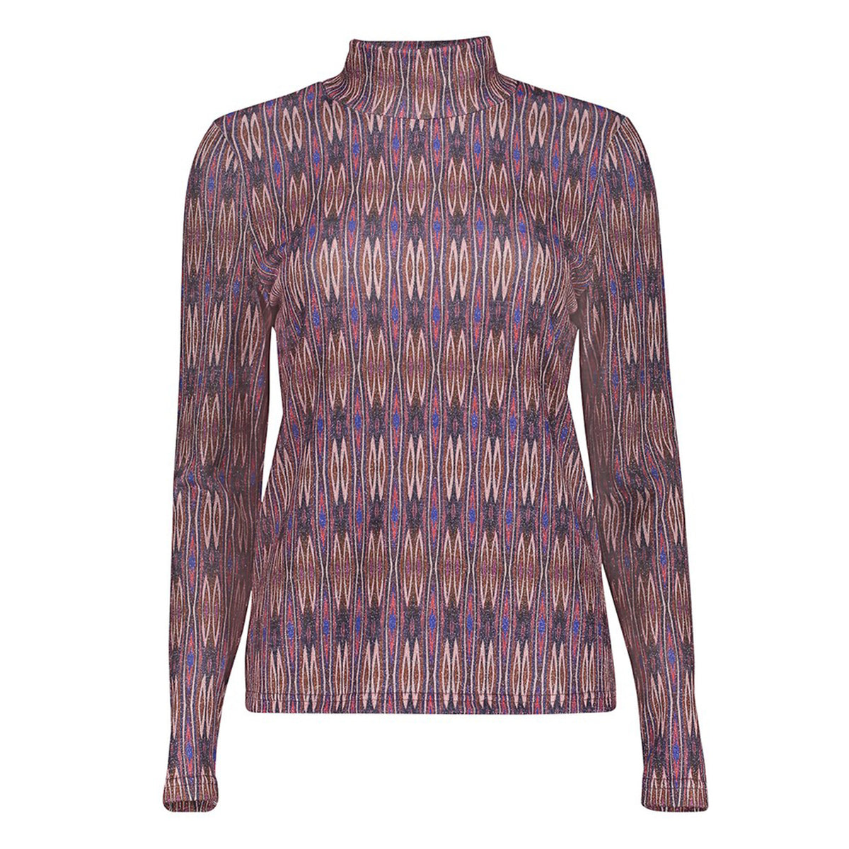 GEISHA TOP PURPLE/LUREX