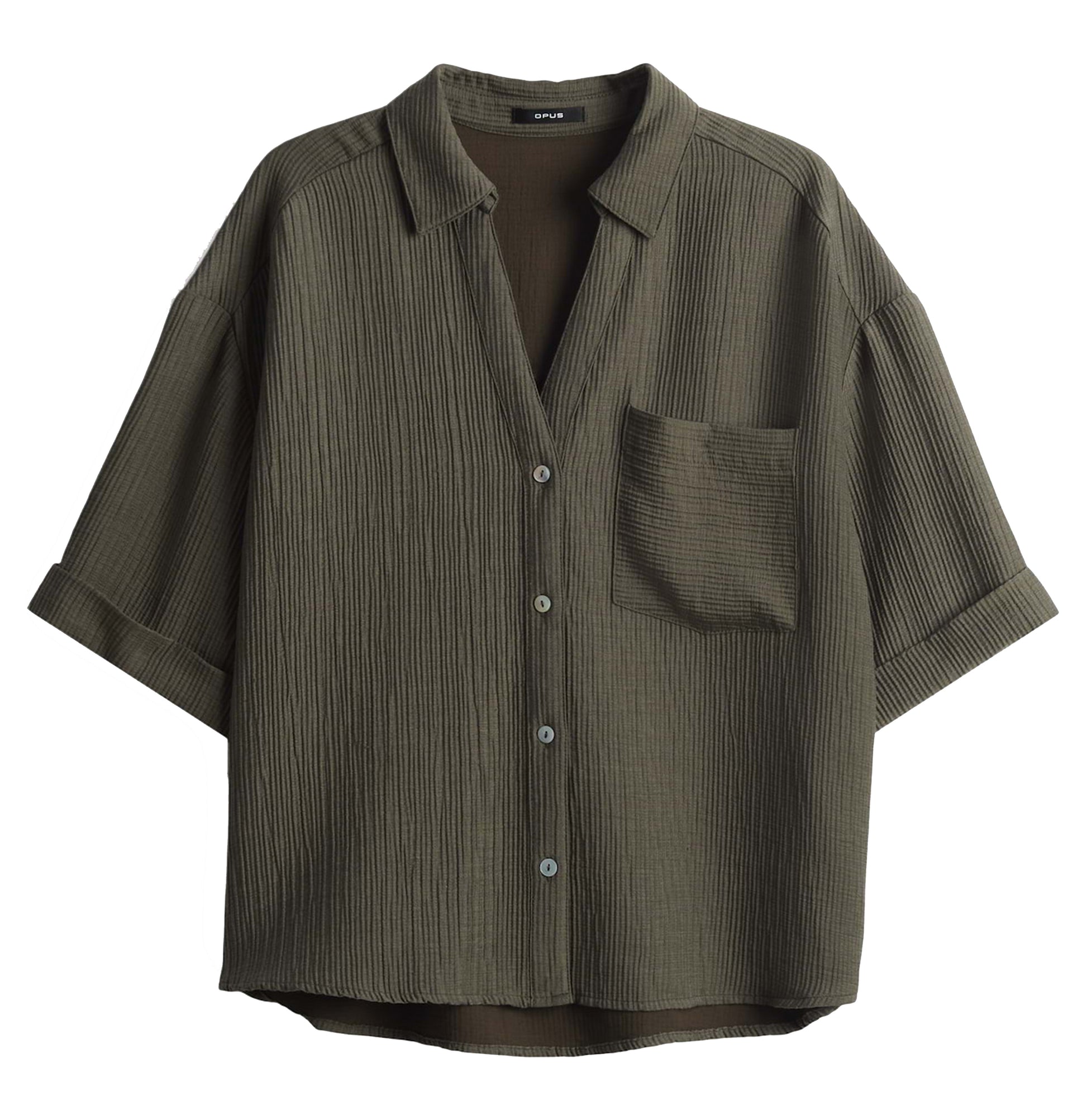 OPUS BLOUSE FIORA OLIVE LEAF