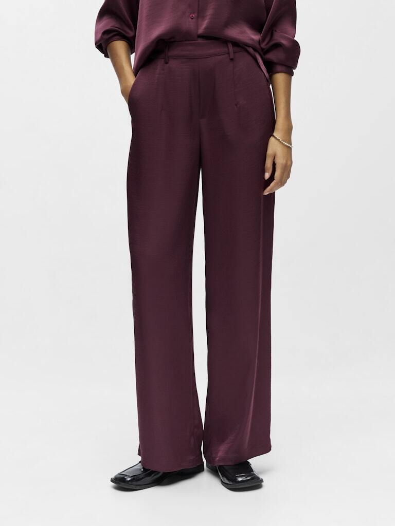 OBJECT BROEK CHILLI MAUVE WINE