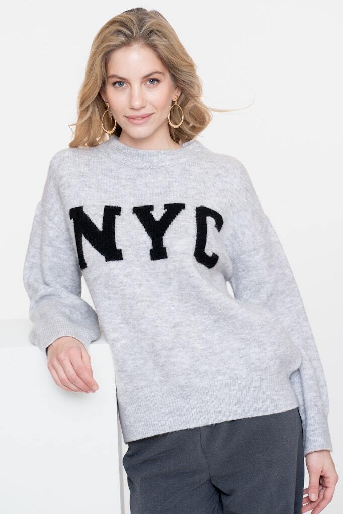 GEISHA TRUI NYC GREY/BLACK