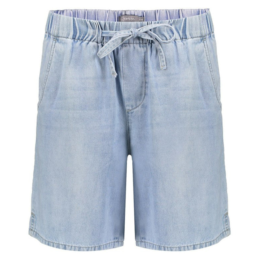 GEISHA SHORT LOOSE FIT HEAVY BLEACHED DENIM