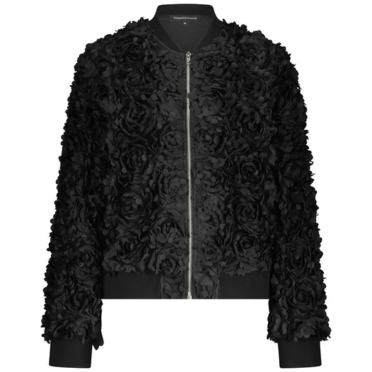 TRAMONTANA BOMBERJACK 3D FLOWERS BLACK