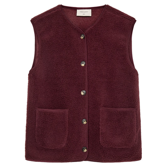 FREEQUENT BODYWARMER TEDDY PORT ROYALE