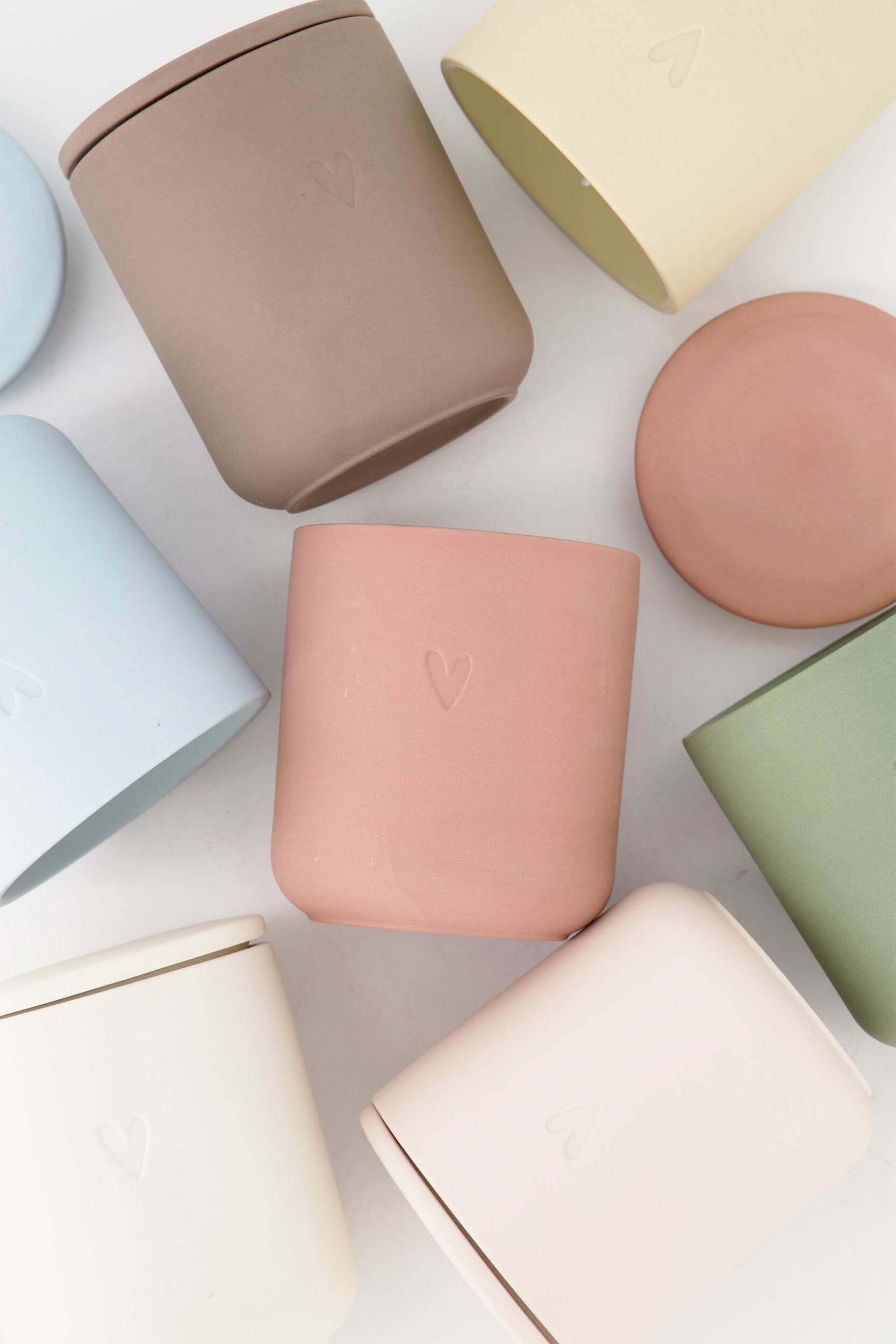 ZUSSS GEURKAARS KERAMIEK HARTJE LICHTROZE