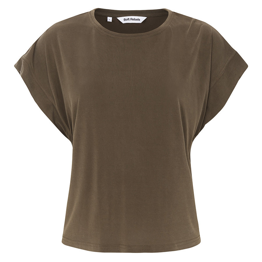 SOFT REBELS T-SHIRT ELLA SLATE