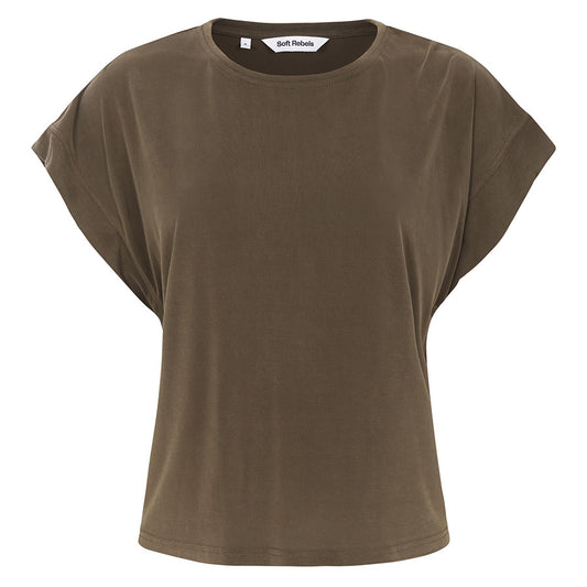 SOFT REBELS T-SHIRT ELLA SLATE