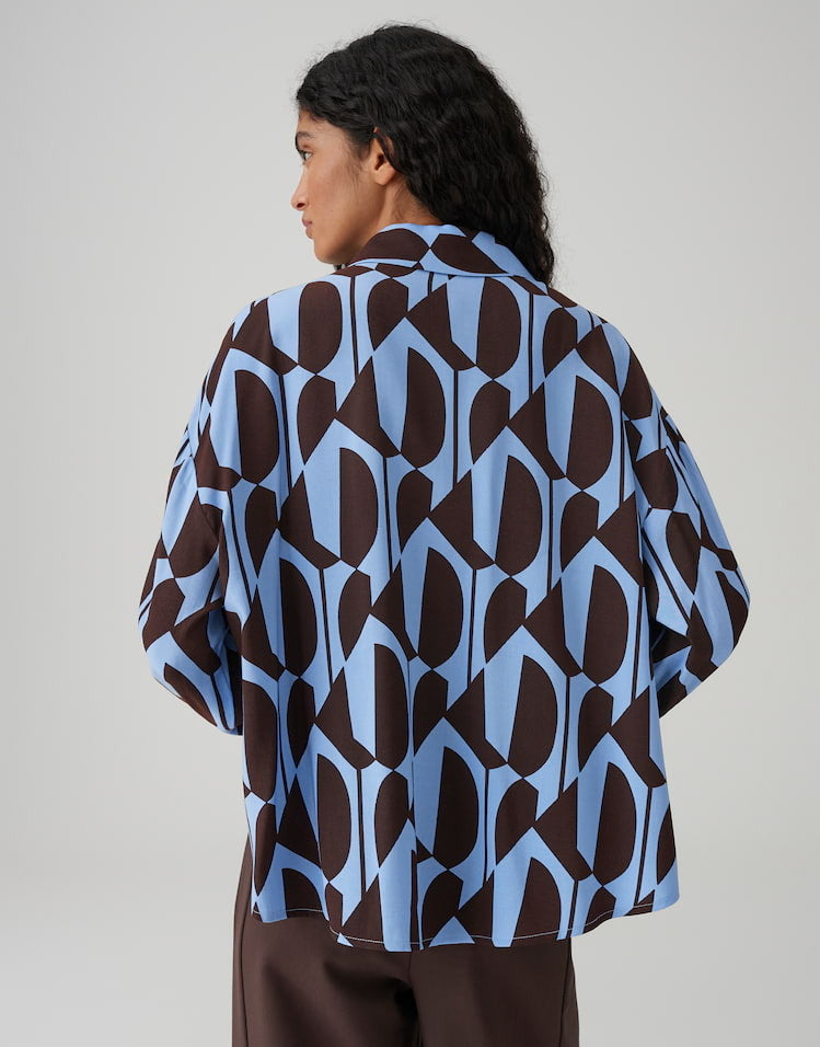 OPUS BLOUSE FETRO WATER BLUE