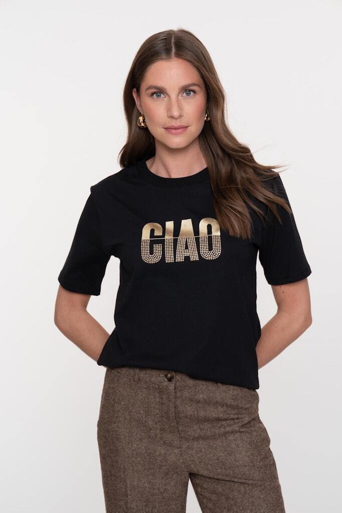 GEISHA T-SHIRT CIAO BLACK