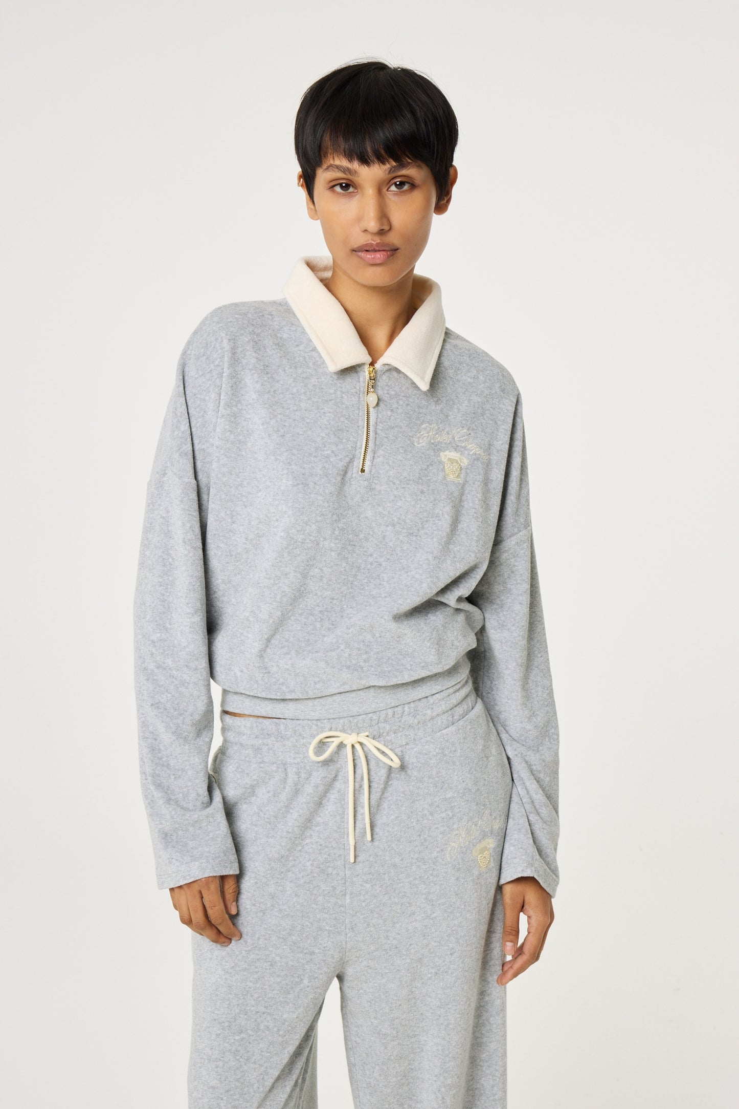 FABIENNE CHAPOT SWEATER HUGO GREY MELANGE