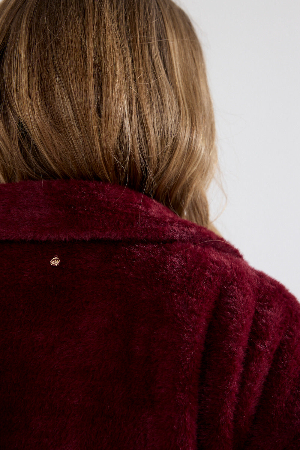 TRAMONTANA VEST FLUFFY POMEGRANATE