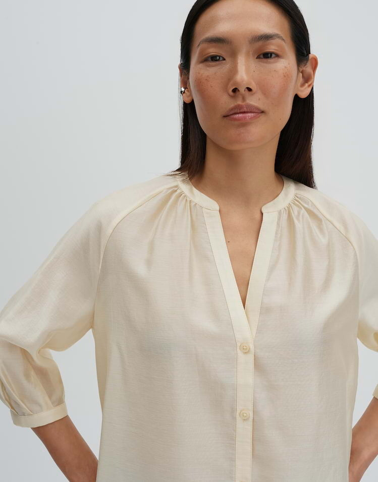 SOMEDAY BLOUSE ZAMIDA BUTTERCREAM