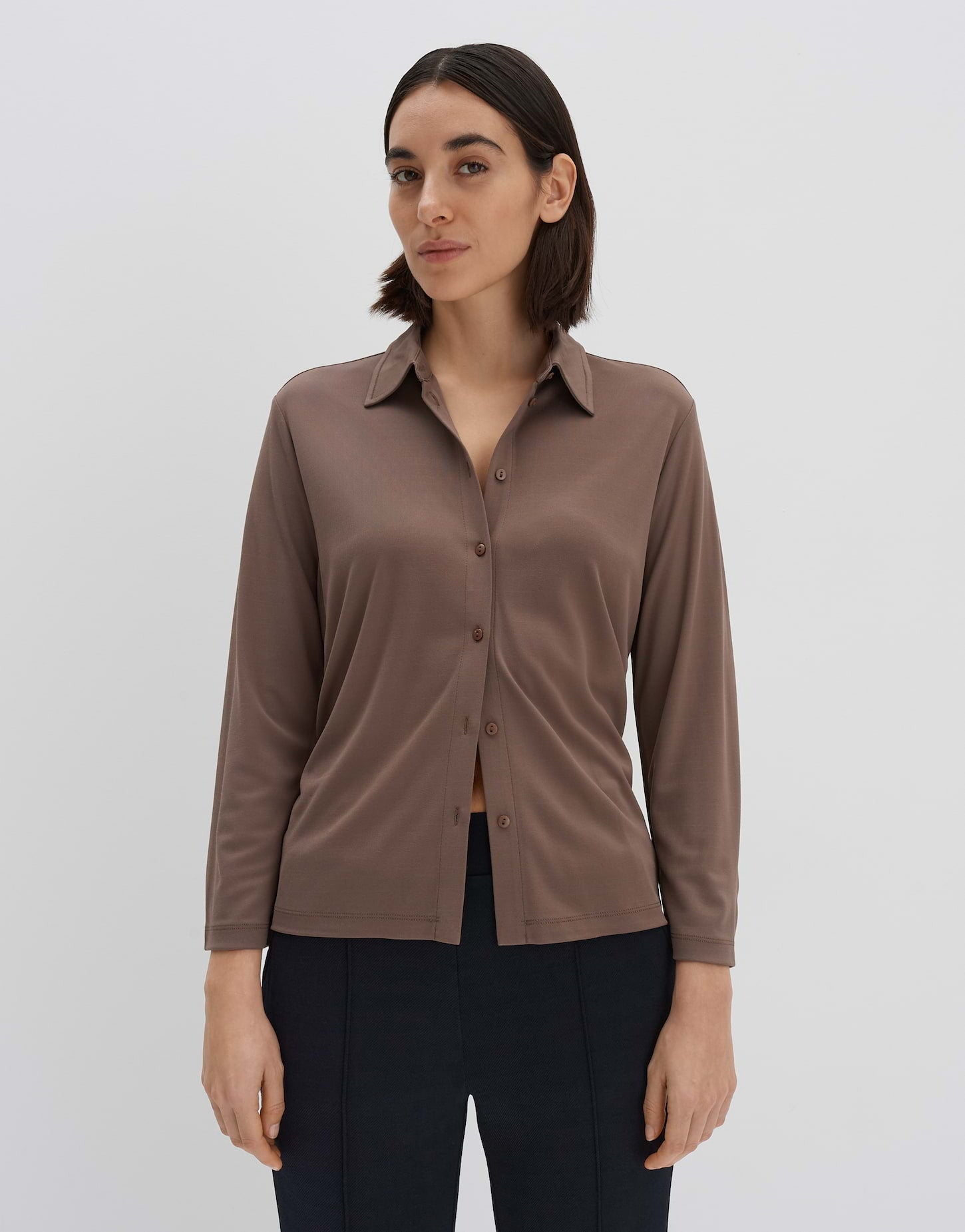 SOMEDAY BLOUSE KOLIVY SOFT MOCHA