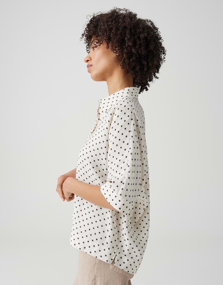 OPUS BLOUSE FARISE POLKADOT LIGHT COTTON