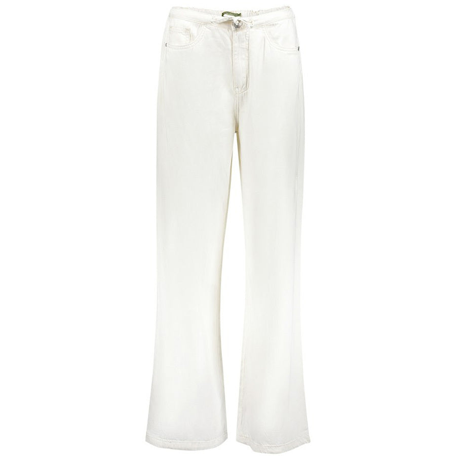 GEISHA BROEK ELASTIC WAIST ECRU BLEACHED