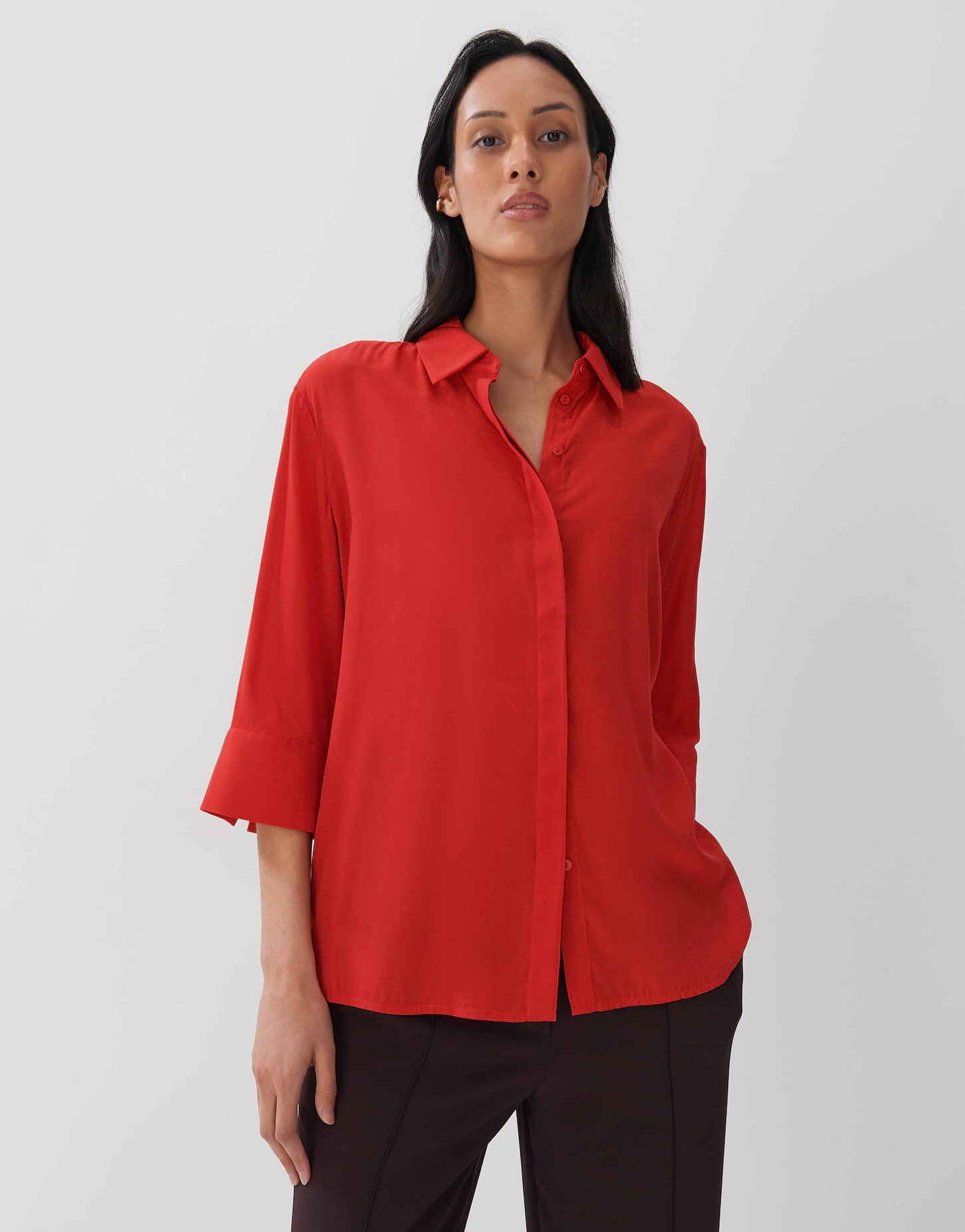 SOMEDAY BLOUSE ZISANJA VIBRANT RED