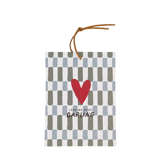 ZUSSS GEURZAKJE HARTJE DARLING GRIJS/GROEN