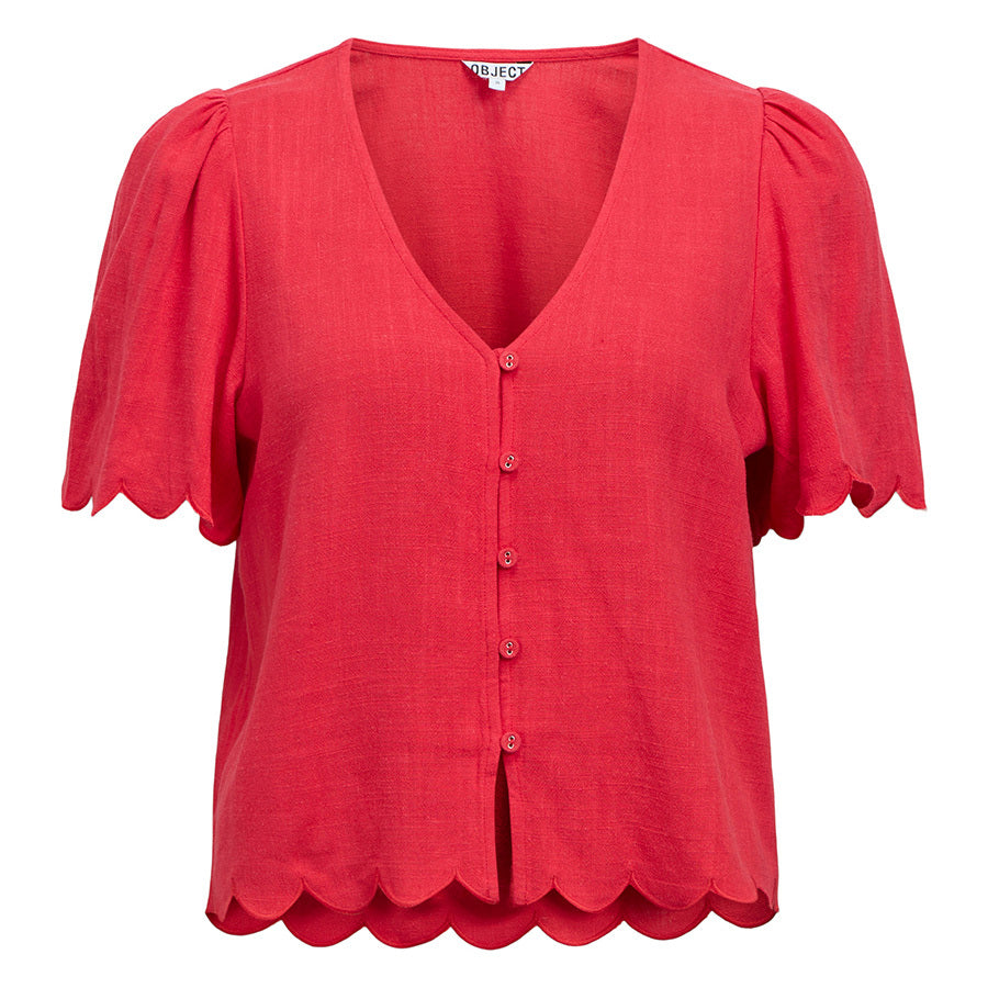 OBJECT TOP SANNE POINSETTIA