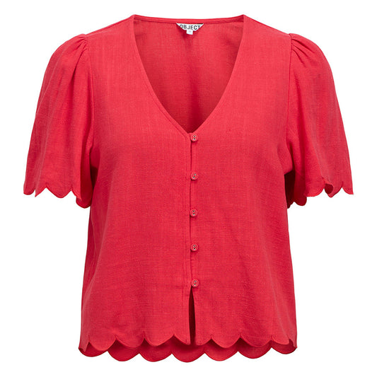 OBJECT TOP SANNE POINSETTIA