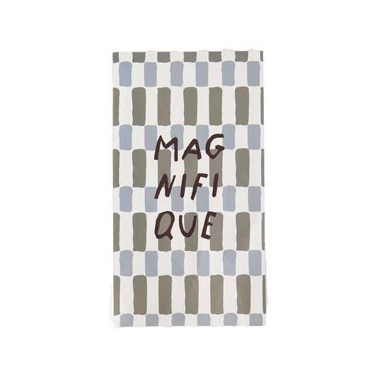 ZUSSS SERVETTEN RECHTHOEK MAGNIFIQUE HARTJE MULTICOLOR