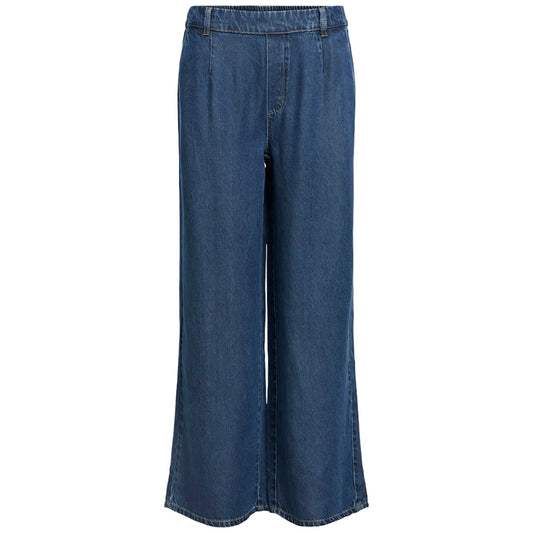 OBJECT BROEK FRAME DARK BLUE DENIM/RINSE WASH