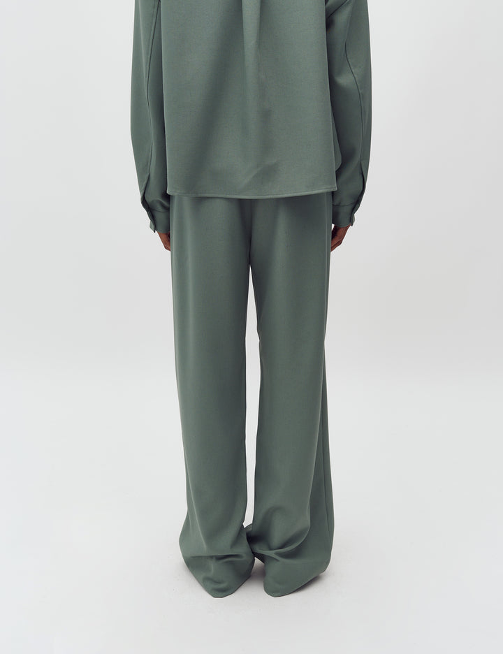 MBYM BROEK RIHNWEN ICEBERG GREEN MELANGE