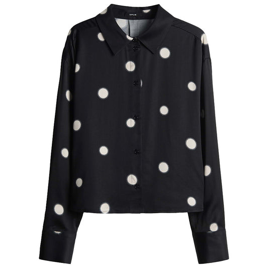 OPUS BLOUSE FAMENA DOT BLACK