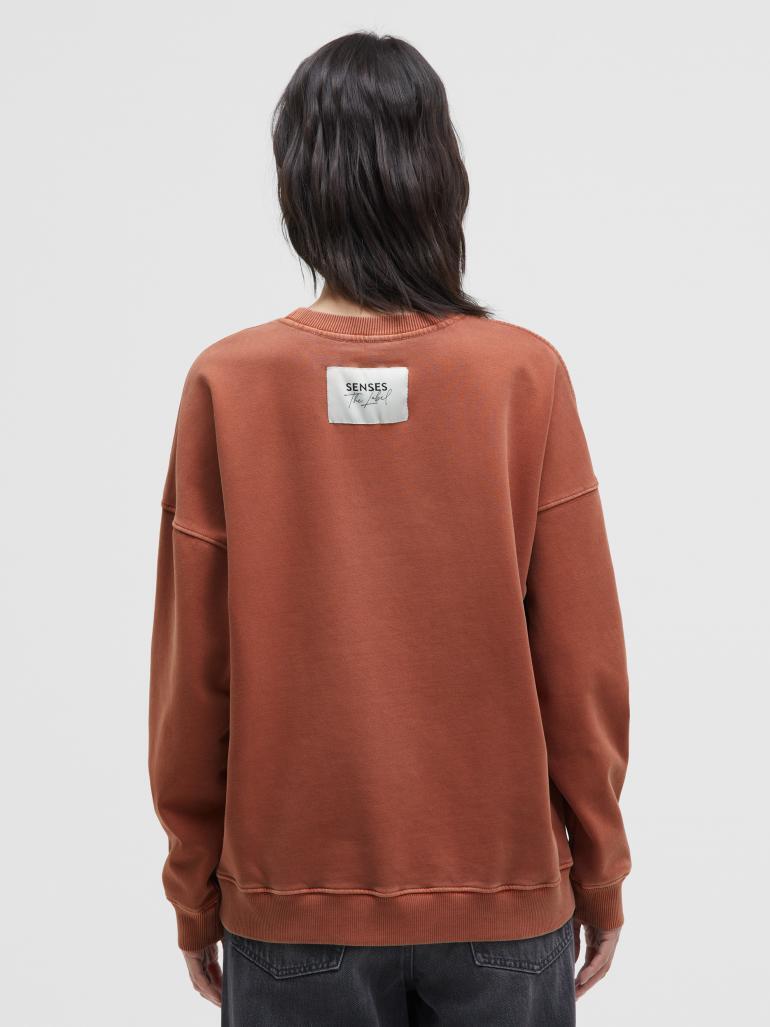SENSES THE LABEL TRUI MET PRINT DARK CARAMEL