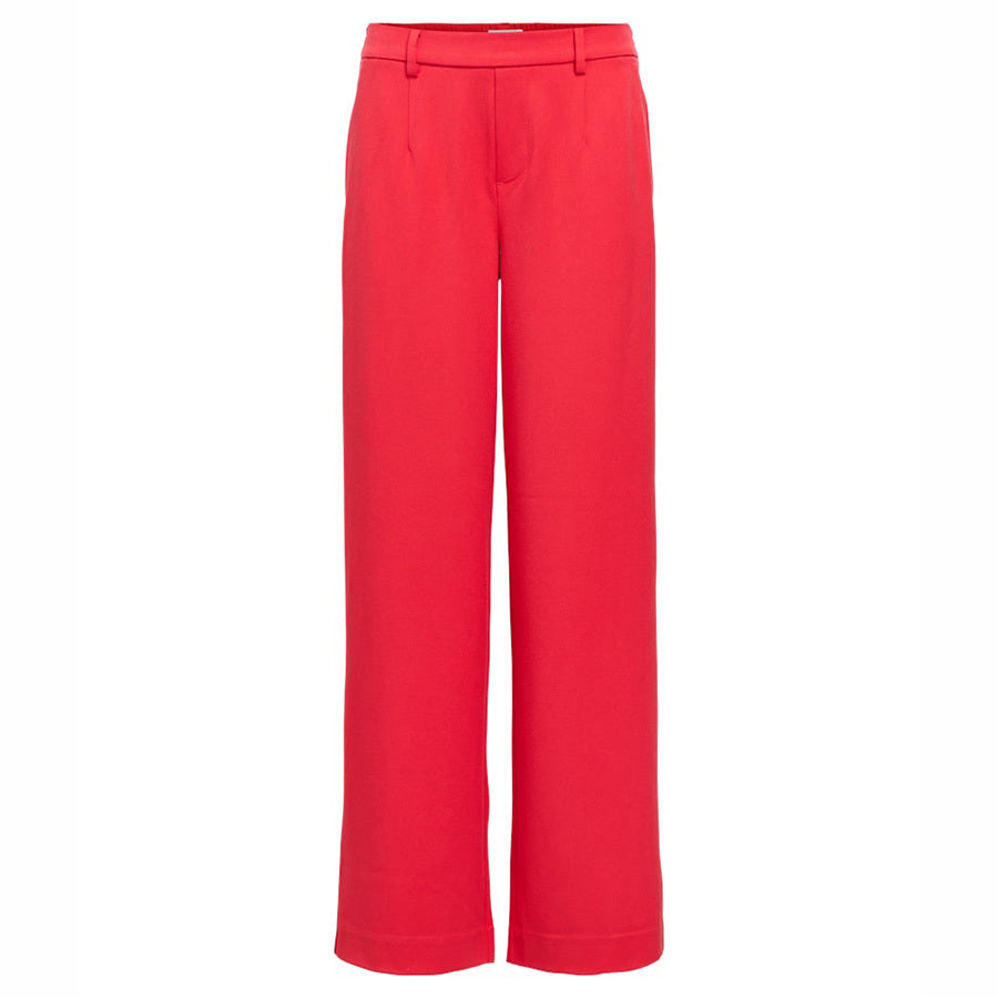 OBJECT BROEK LISA WIDE POINSETTIA