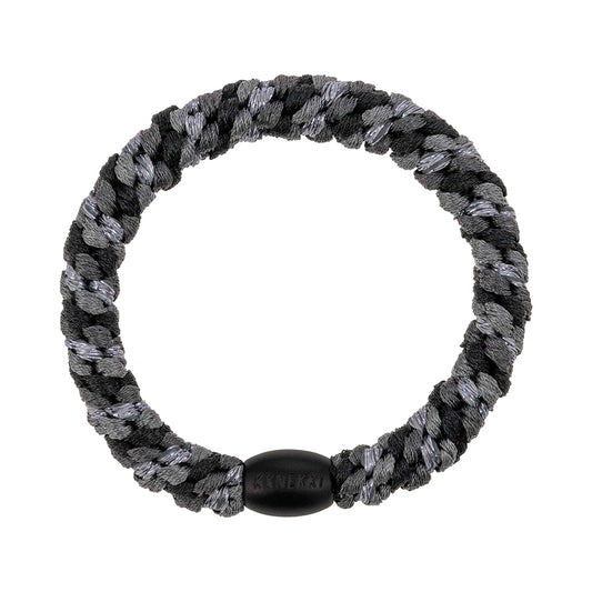 KKNEKKI HAARELASTIEK WHITE SILVER GLITTER STRIPE