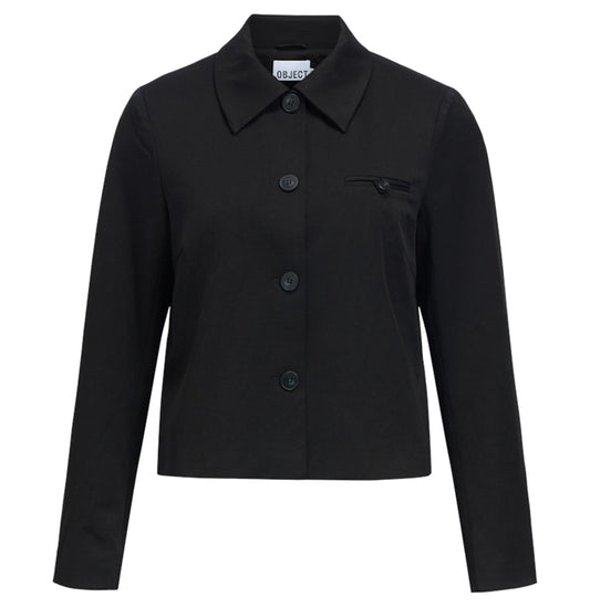 OBJECT BLAZER LISA SHORT {{BLACK}}