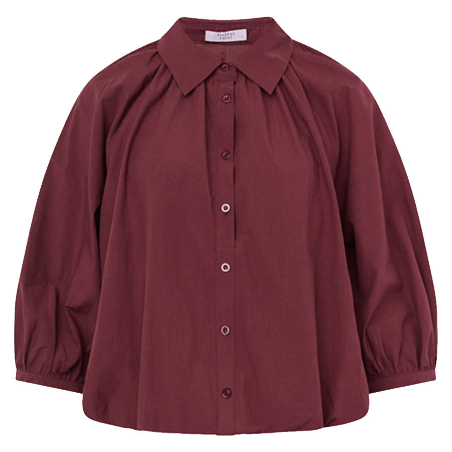 SISTERS POINT BLOUSE GIFA DARK BORDEAUX