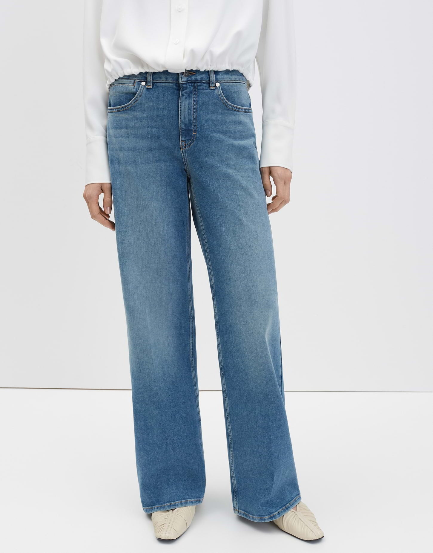 SOMEDAY JEANS CELLMA ICONIC MID REFINED BLUE