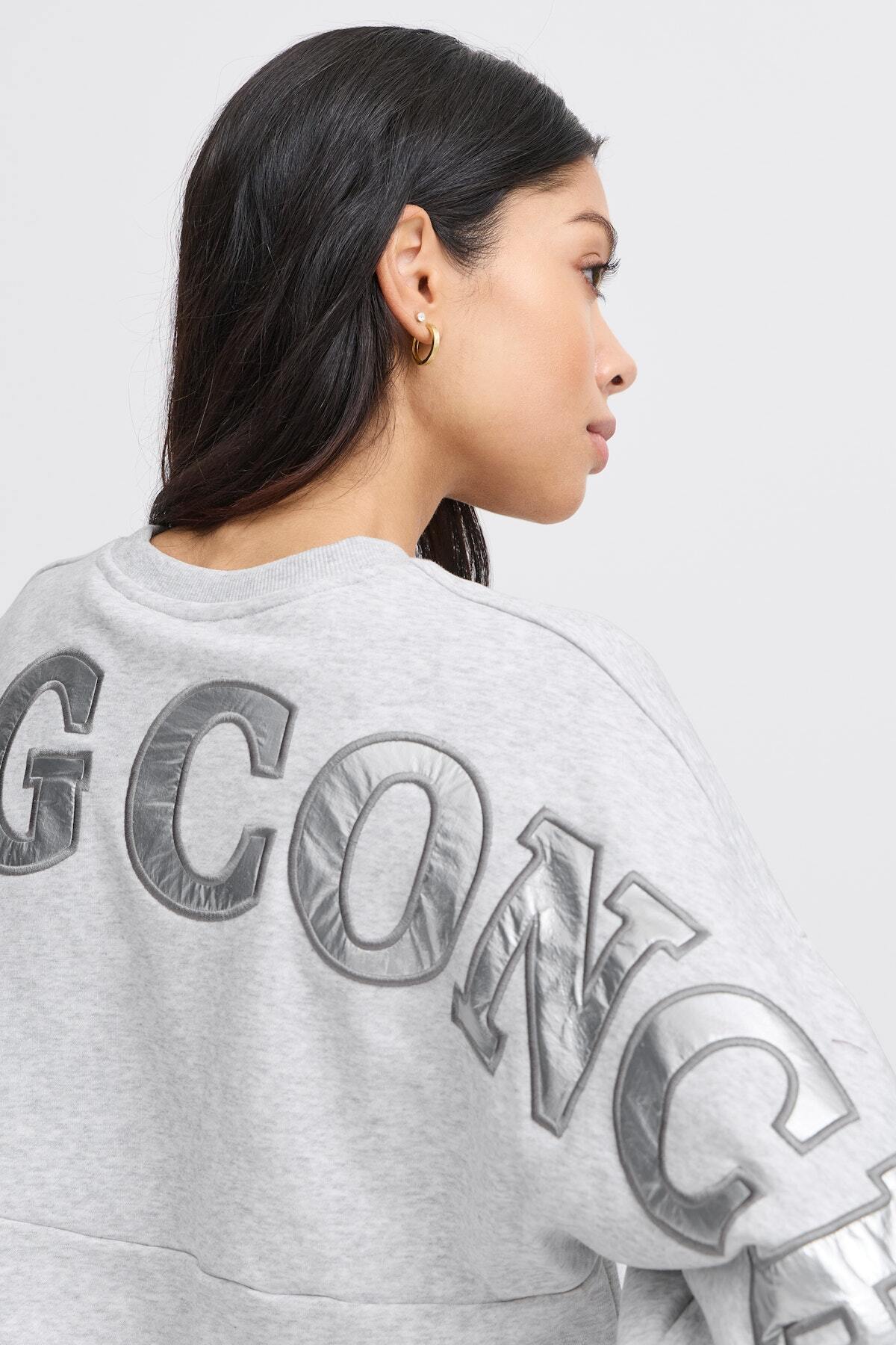 THE JOGG CONCEPT SWEATER SAJA LIGHT GREY MELANGE