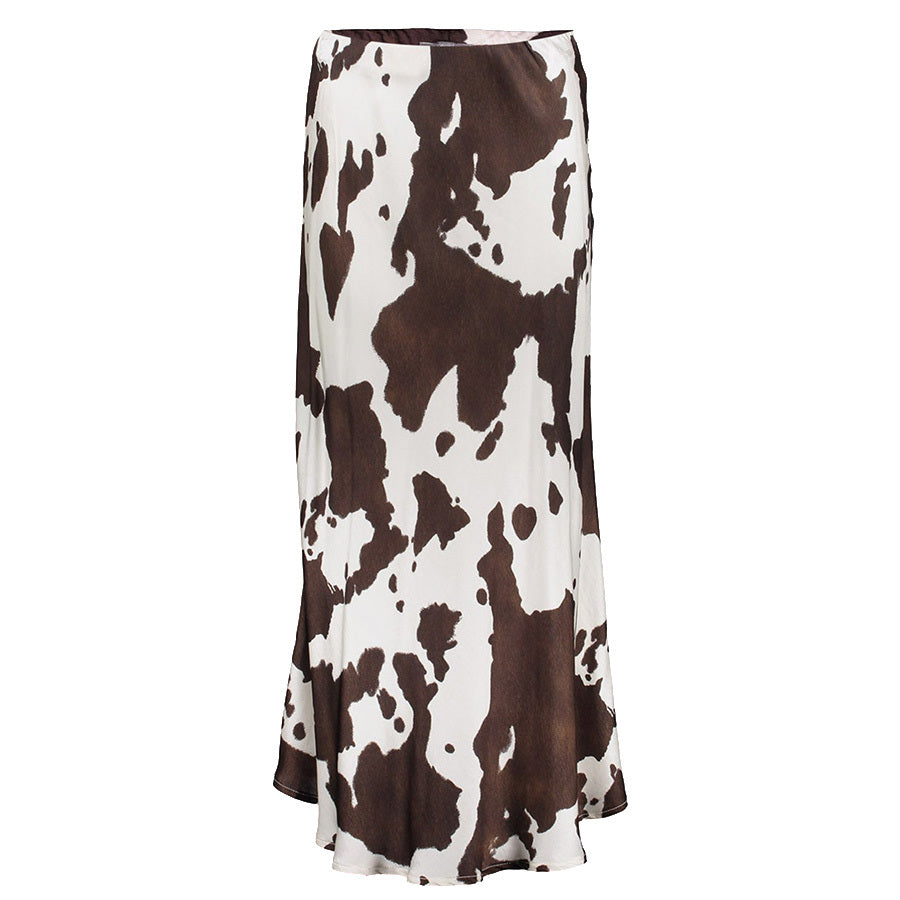 GEISHA ROK COW OFF-WHITE/BROWN