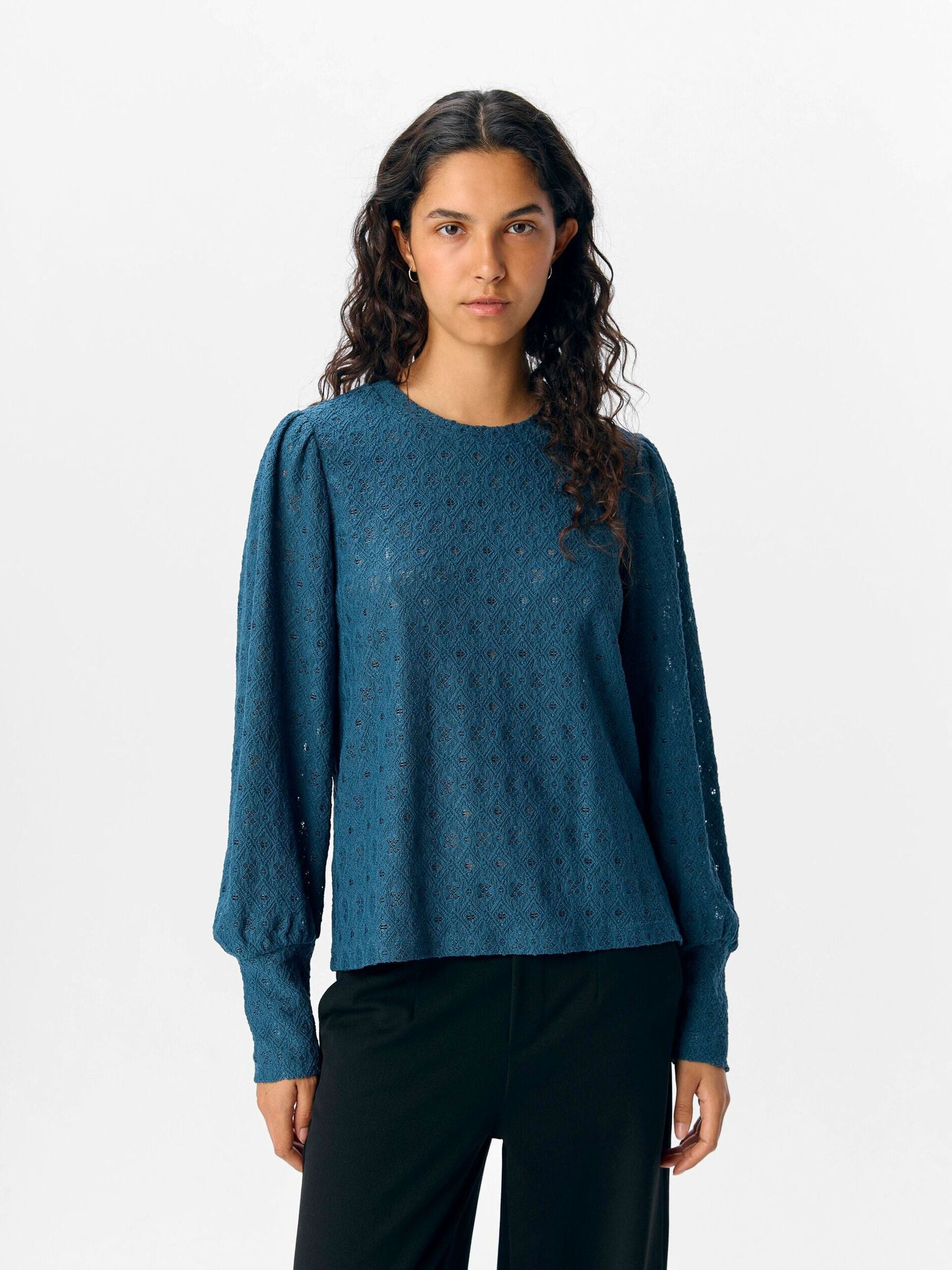 OBJECT SHIRT LAILA DARK DENIM