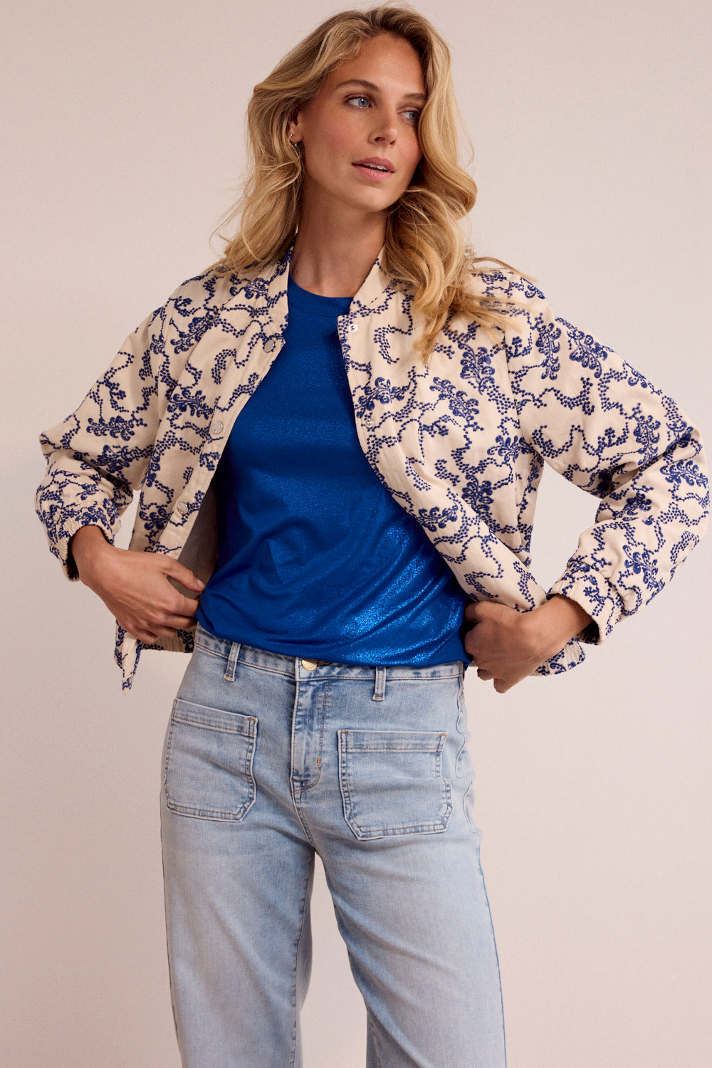 TRAMONTANA JACKET PRINT STONE