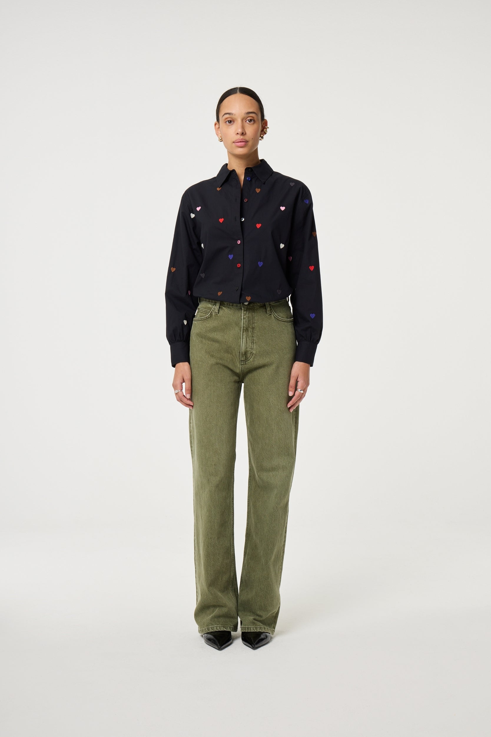 FABIENNE CHAPOT BLOUSE ALENA BLACK INK/MULTI
