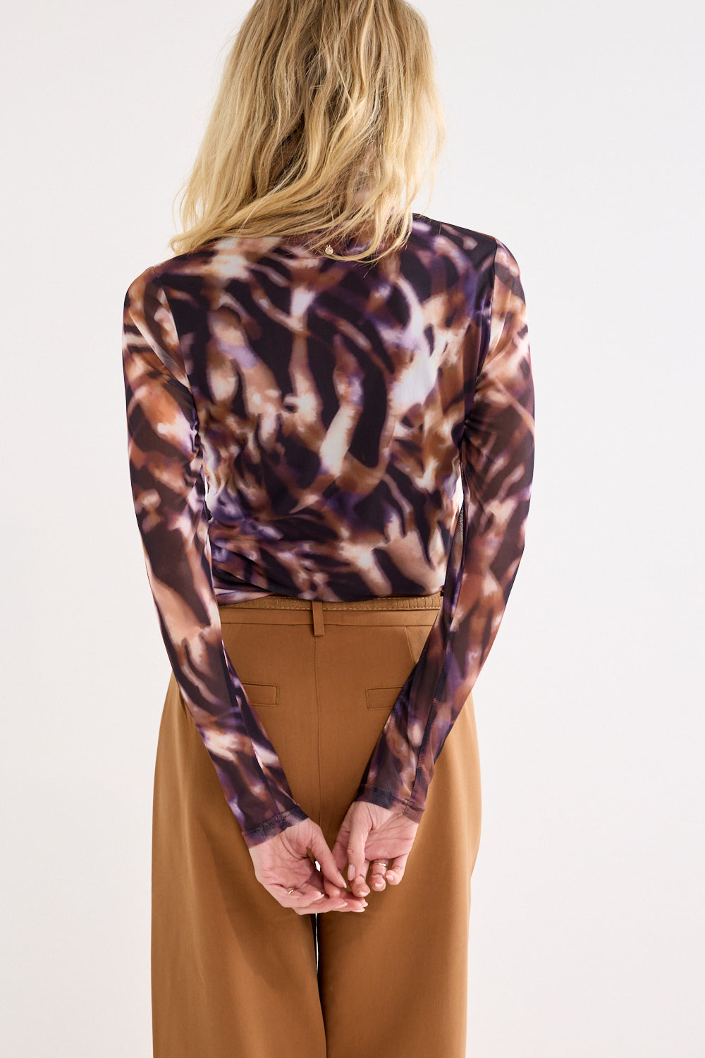 TRAMONTANA TOP WINTER ECPLISE PRINT PURPLES