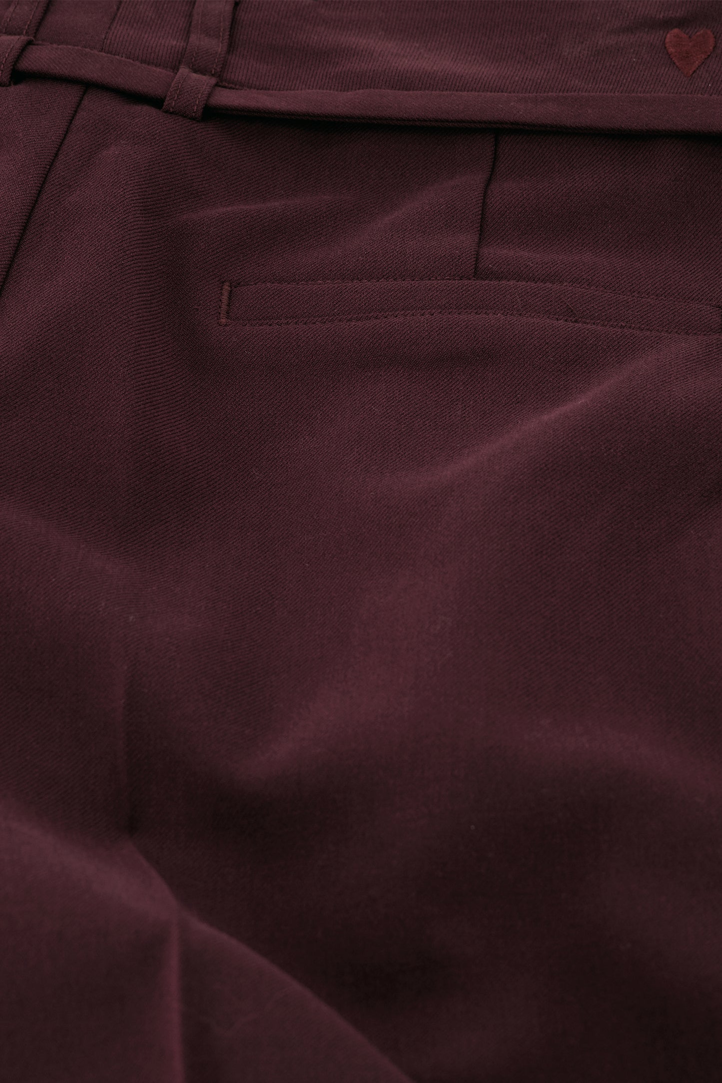 FABIENNE CHAPOT BROEK NELSAN DEEP BURGUNDY