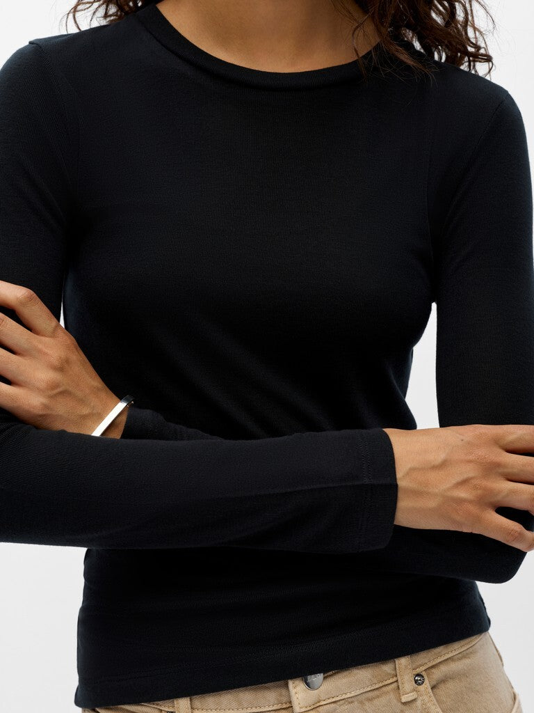 OBJECT TOP ALMA BLACK