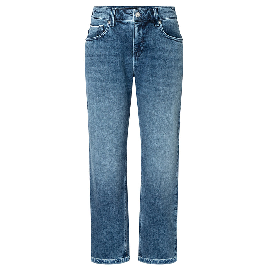 MAC JEANS STRAIGHT MID RANDOM BLUE